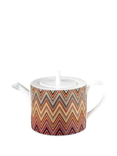 Missoni Zigzag Teapot In Multi