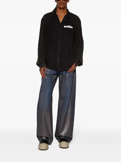 Misbhv Community Superfluid Shirt In Black