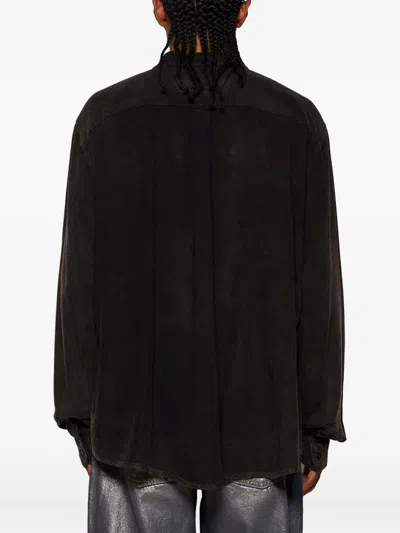 Misbhv Community Superfluid Shirt In Black