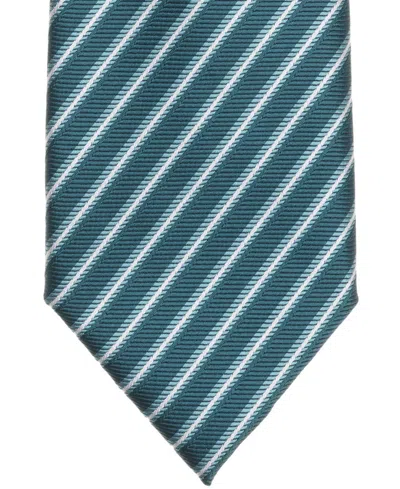 Alfani Men's Orta Stripe Tie, Exclusively At Macy's In Green