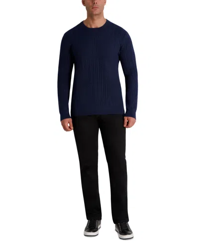 Karl Lagerfeld Men's Crewneck Sweater In Blue