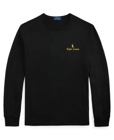 Polo Ralph Lauren Men's Standard Fit Logo T-shirt In Black
