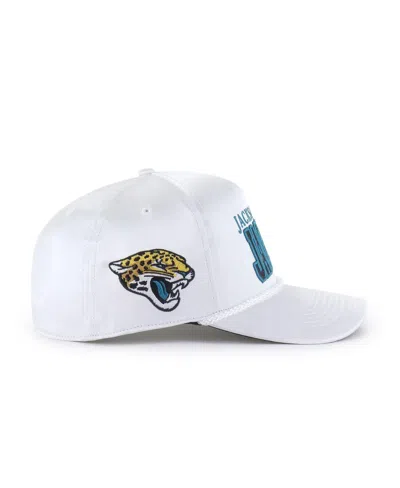 47 Brand Women's White Jacksonville Jaguars Outspoken Hitch Adjustable Hat In White
