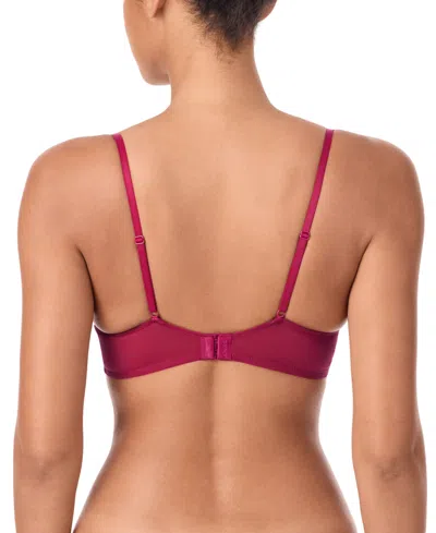 Dkny Women's Lace Deco Balconette Bra Dk7555 In Purple