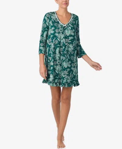Ellen Tracy Chemise In Green