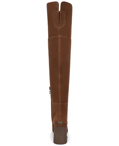 Circus Ny By Sam Edelman Women's Brigid Wide-calf Over-the-knee Block-heel Boots In Brown