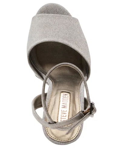 Steve Madden Jezzica Platform Peep-toe High-heel Dress Sandals In Red