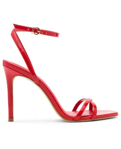 Steve Madden Women's Jypsey Strappy High-heel Dress Sandals In Red