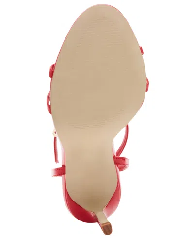 Steve Madden Women's Jypsey Strappy High-heel Dress Sandals In Red