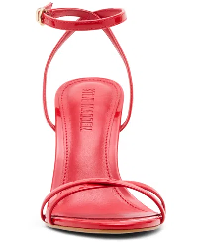 Steve Madden Women's Jypsey Strappy High-heel Dress Sandals In Red