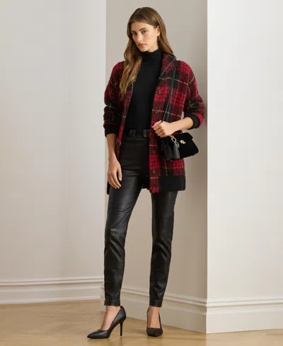 Ralph Lauren Women's Skinny Ankle Pants In Black