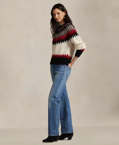 Polo Ralph Lauren Wool-cashmere Fair Isle Sweater In Multi