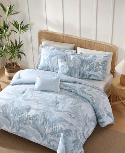 Tommy Bahama Palm Serenity 5-pc. Comforter Set, King In Blue