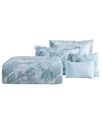 Tommy Bahama Palm Serenity 5-pc. Comforter Set, King In Blue