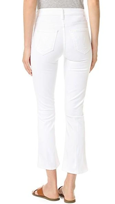 Shop Mother Insider Crop Jeans In Stayin' Alive