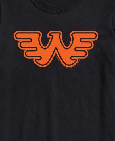 Airwaves Men's Waylon Jennings Core Short Sleeve T-shirt In Black