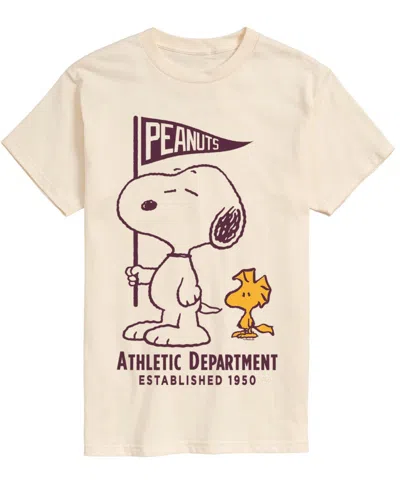 Airwaves Men's Peanuts Sports Short Sleeve T-shirt In White