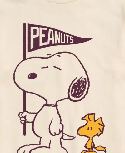 Airwaves Men's Peanuts Sports Short Sleeve T-shirt In White