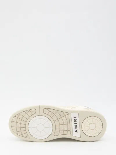 Amiri Classic Low Leather Sneakers In White