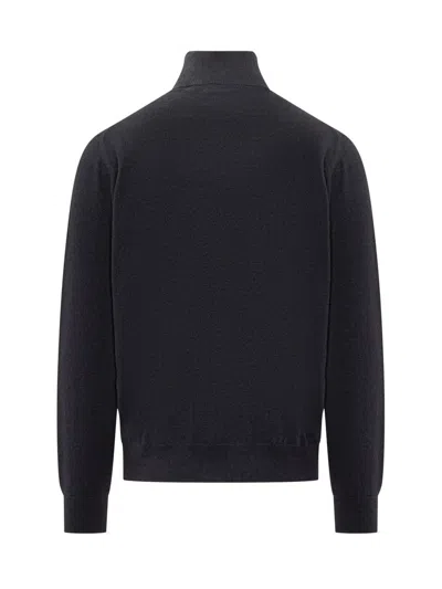 Filippo De Laurentiis Zip-up Cashmere Cardigan In Blue