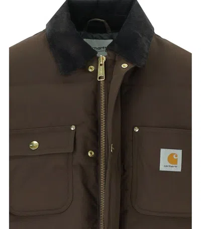 Carhartt Wip Water-repellent Zip Jacket In Green