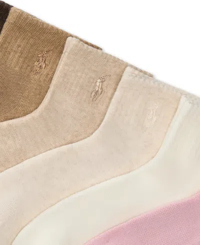 Polo Ralph Lauren Women's 6-pk. Cushion Quarter Socks In Multi