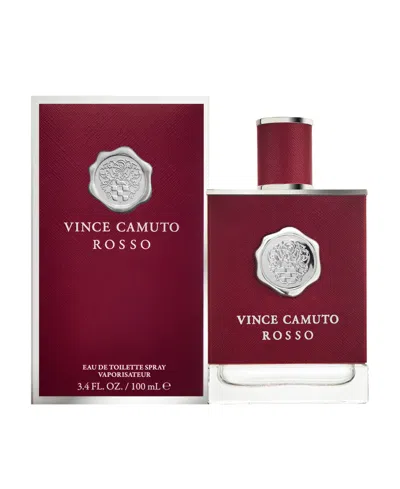 Vince Camuto Men's Rosso Eau De Toilette Fragrance, 3.4 Oz. In Red