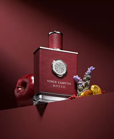 Vince Camuto Men's Rosso Eau De Toilette Fragrance, 3.4 Oz. In Red