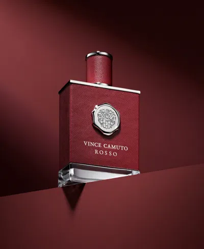Vince Camuto Men's Rosso Eau De Toilette Fragrance, 3.4 Oz. In Red