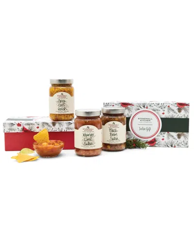 Stonewall Kitchen Holiday Salsa Collection Gift Set, 3 Piece In Transparent