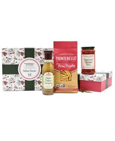 Stonewall Kitchen Holiday Italian Dinner Gift Set, 3 Piece In Transparent