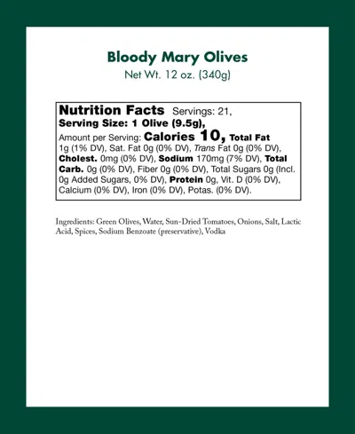 Stonewall Kitchen Holiday Bloody Mary Collection Gift Set, 4 Piece In Transparent