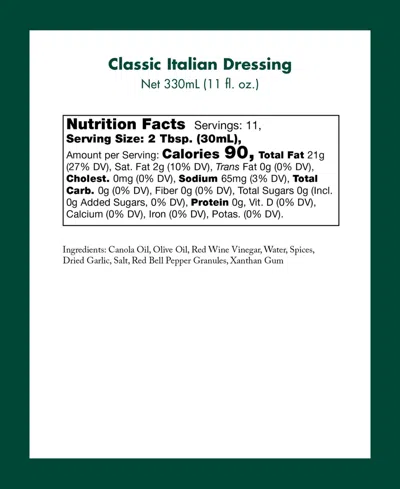 Stonewall Kitchen Holiday Italian Dinner Gift Set, 3 Piece In Transparent