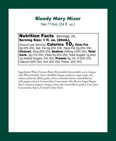 Stonewall Kitchen Holiday Bloody Mary Collection Gift Set, 4 Piece In Transparent