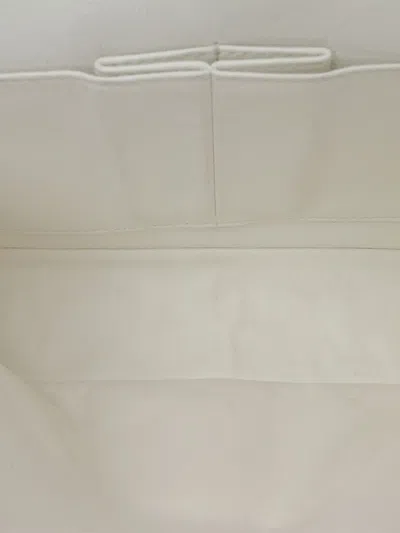 Pre-owned Chanel 2008-2009 Medium Classic Caviar Double Flap Shoulder Bag In White