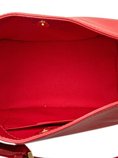 Pre-owned Louis Vuitton 2004 Epi Mandara Pm Shoulder Bag In Red