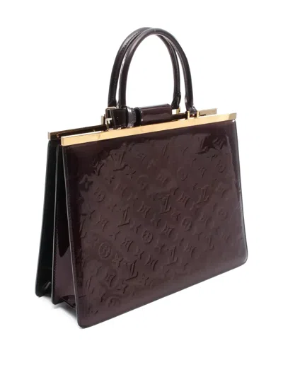 Pre-owned Louis Vuitton 2012 Monogram Leather Handbag In Red