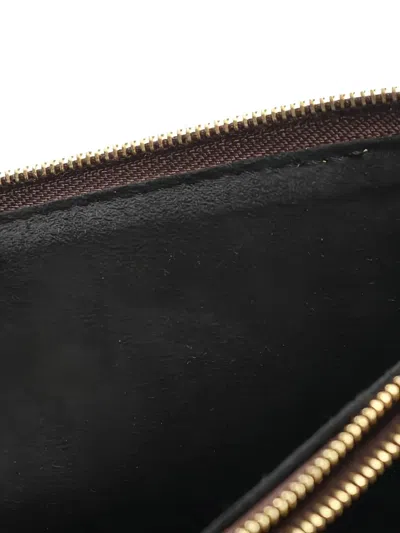 Pre-owned Louis Vuitton 2020 Double Zip Monogram Pochette Bag In Brown