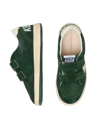 Golden Goose Strap Star Ball Sneakers In Green