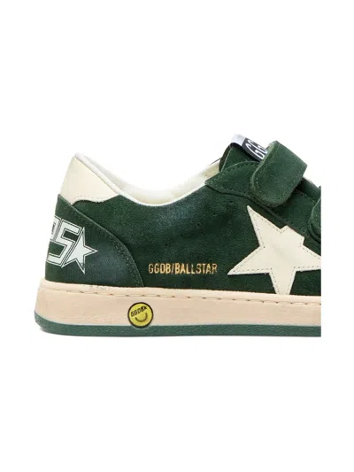 Golden Goose Strap Star Ball Sneakers In Green