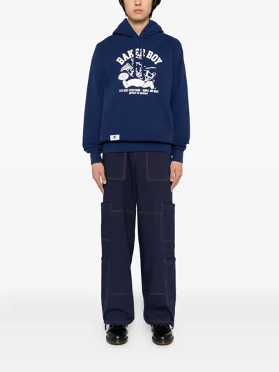 Chocoolate Baker Boy Hoodie In Blue