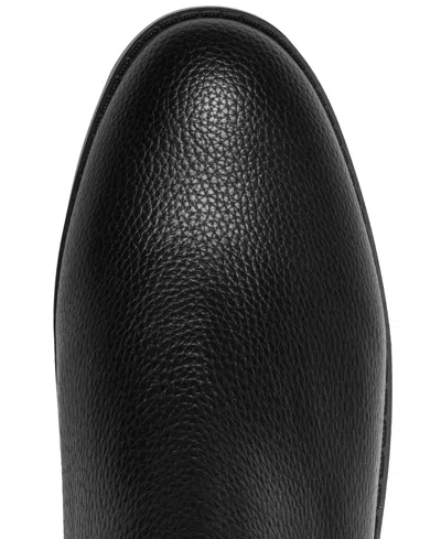 Donna Karan Women's Block Heel Donna Thompson Riding Boots In Black