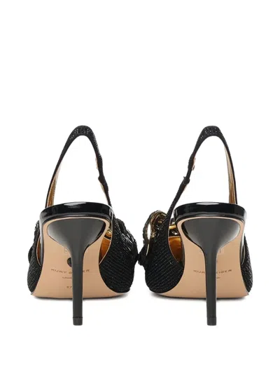 Kurt Geiger Chain Embellished Heeled Pumps In Black