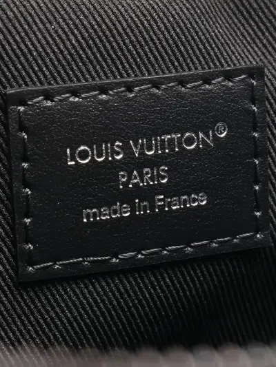 Pre-owned Louis Vuitton 2021 Trio Monogram Eclipse Messenger Bag In Gray