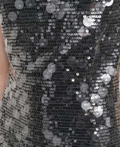 Dkny Women's Sleeveless Jewel Neck Sequin Sheath Dress In Multi