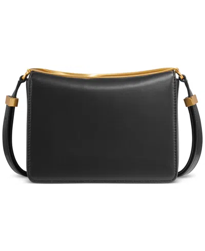Donna Karan Jericho Flap Shoulder With Sculpted Hardware In Black