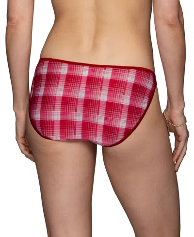 Vanity Fair Lingerie Vanity Fair Illumination String Bikini Underwear 18108 In Red