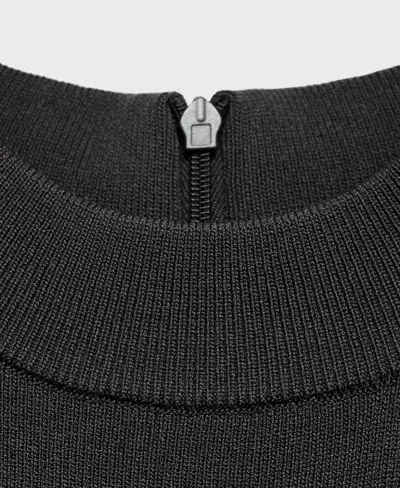 Mango Women's Combination Pinstripe Jumpsuit In Black