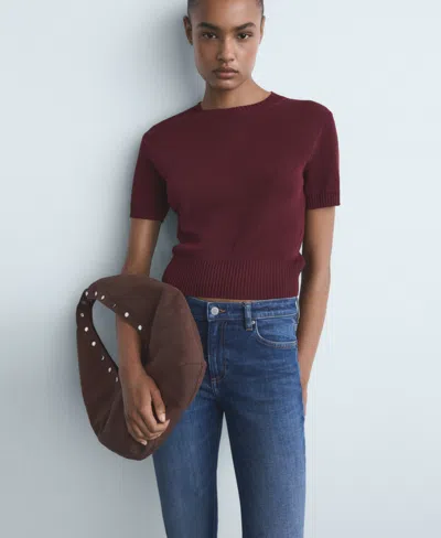 Mango Women's Mid-rise Skinny Jeans In Blue