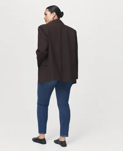 Mango Women's Mid-rise Skinny Jeans In Blue